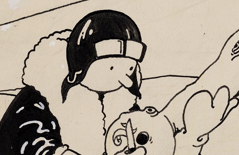 tintin's first cover artwork to sell at Heritage Auctions