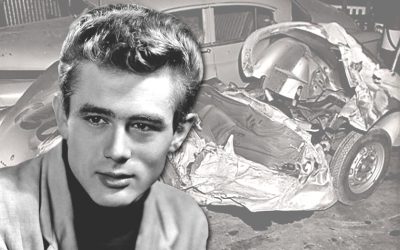 Unseen photographs of the car crash which killed James dean are up for sale at RR Auction on August 15