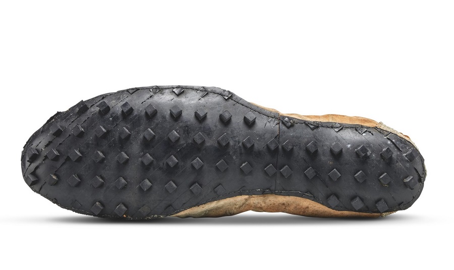 The shoe's innovative rubber 'Waffle' soles gave runners superb traction on a variety of surfaces