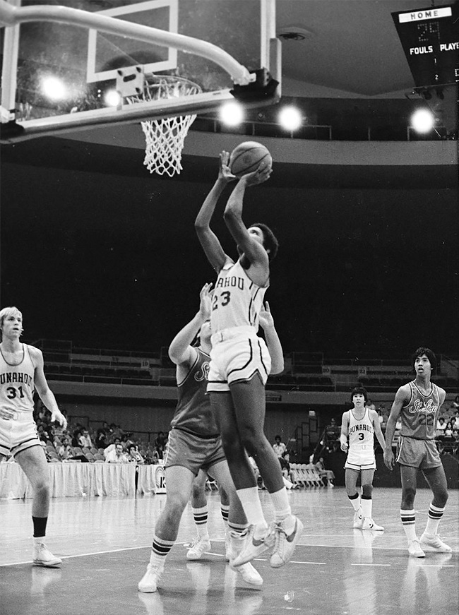 The game-worn jersey has been photo-matched to another image of Obama playing basketball in his 1978-79 high school year book