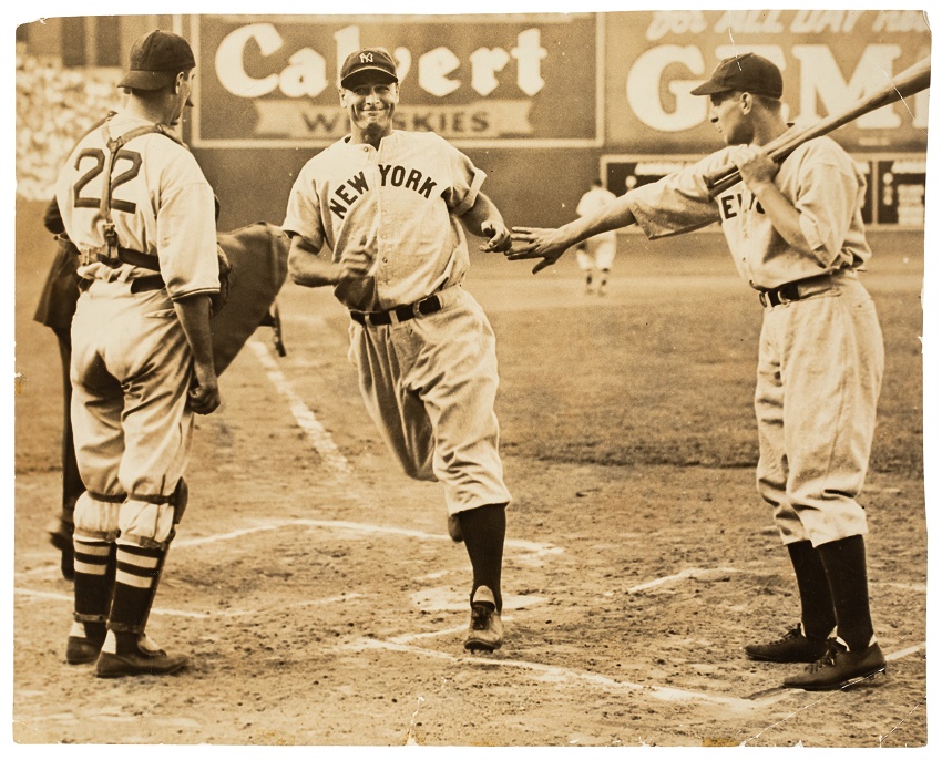 Lou Gehrig wore the jersey in a home run game against the Boston Red Sox on August 11, 1937 