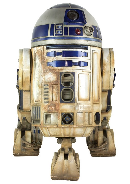 A full-scale R2-D2 model made by Industrial Light and Magic