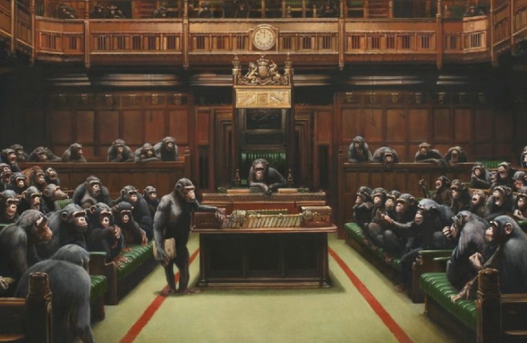 Banksy's Devolved Parliament to auction for the first time at Sotheby's