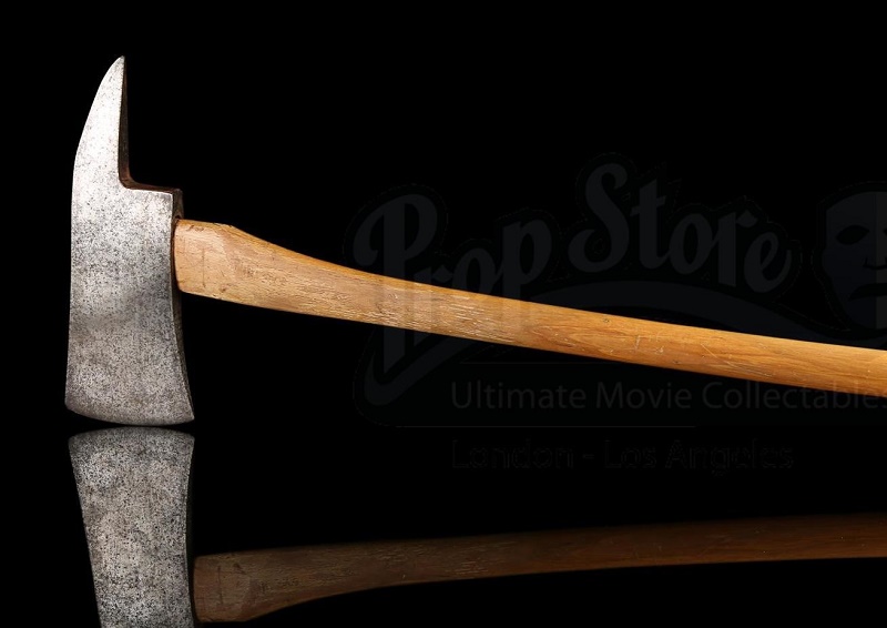 The Shining 'hero' custom-made wooden fire axe which sold for £172,200, making it the world's most expensive horror movie prop (Image: Prop Store)