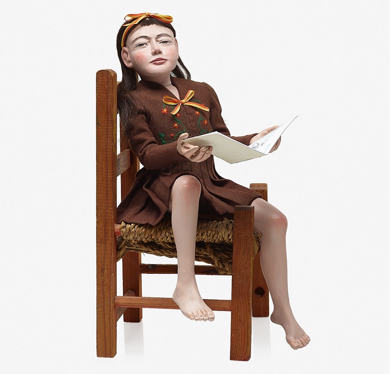 Daydreaming Girl, circa 1950, by Morton Bartlett, estimated at $100,000 - $150,000 (Image: Rago)