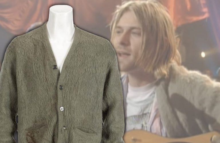 Kurt Cobain's MTV Unplugged cardigan could set new Nirvana auction record