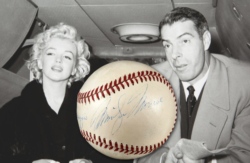 Daggry kam tyk Baseball signed by Marilyn Monroe and Joe DiMaggio could set new auction  record