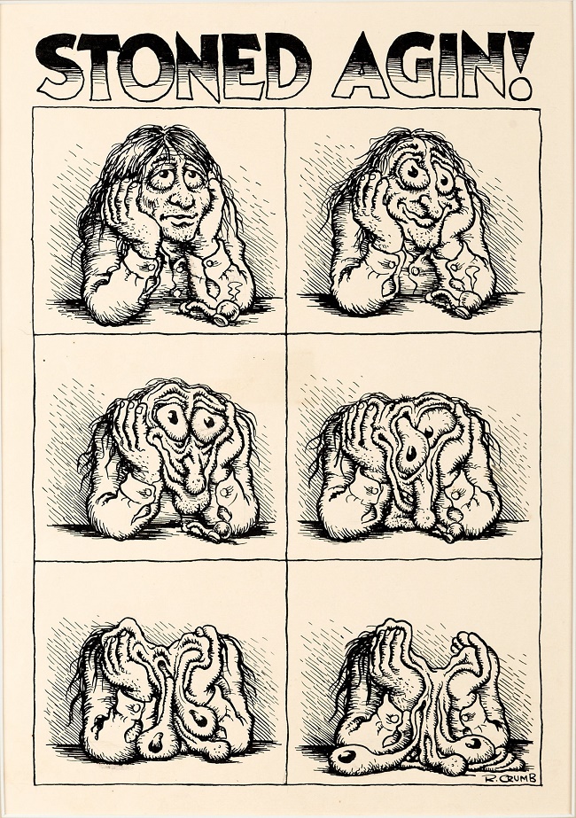 Robert Crumb's original 'Stoned Agin' artwork to sell at Heritage Auctions