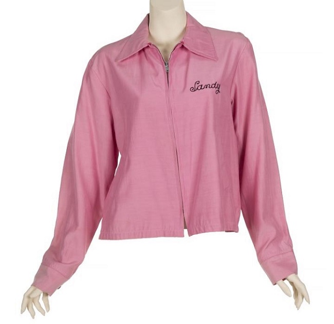 The auction also included Newton-John's screen-worn Pink Ladies jacket, which sold for $50,000 against a high estimate of just $4,000 (Image: Julien's Auctions)