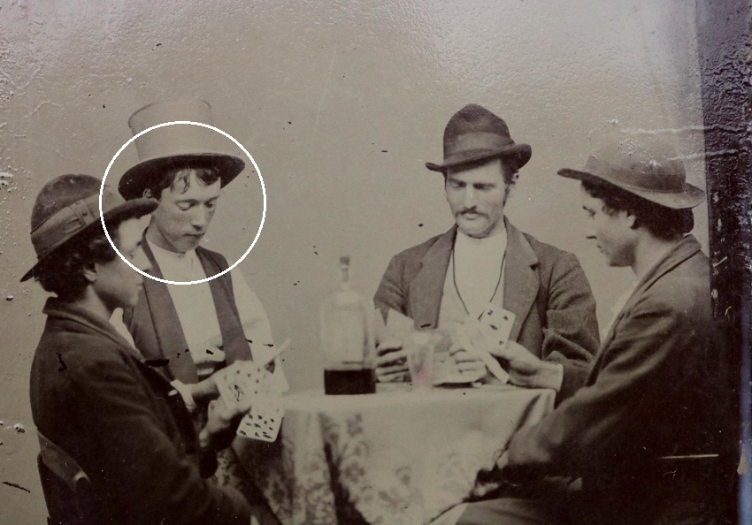 According to the auction house, Old West forensic photo experts have identified Billy the Kid using facial recognition technology (Image: Sofe Design Auctions)