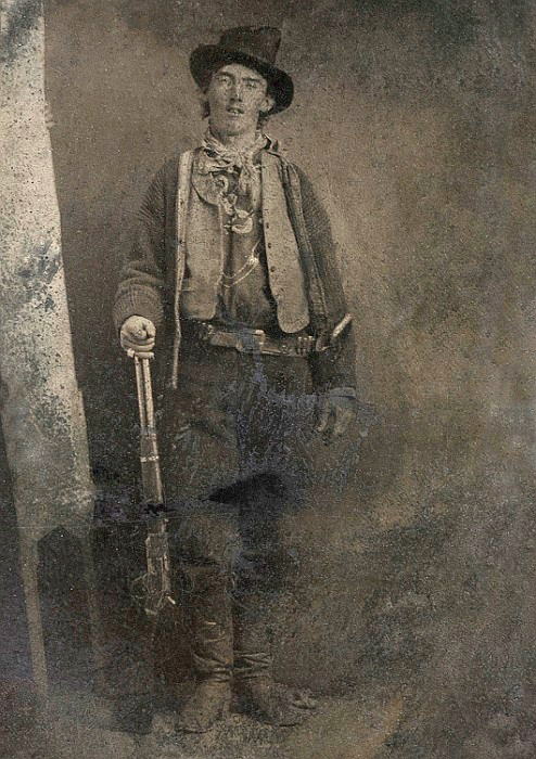 The only-known genuine photograph of Billy the Kid, which sold in 2011 for $2.11 million.