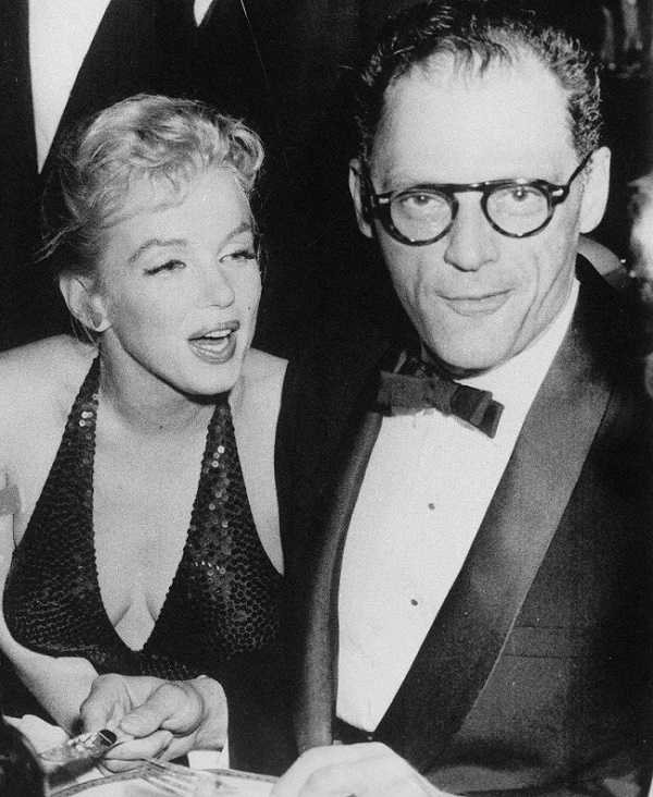 The marriage between Monroe and Miller surprised many of her fans, and led to the famous headline "Egghead Weds Hourglass" (Image: Wikipedia)