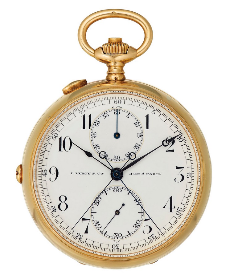 A  L. Leroy & Cie. 18k Gold openface pocket watch owned by Ernest Hemingway (Image: Christie's)