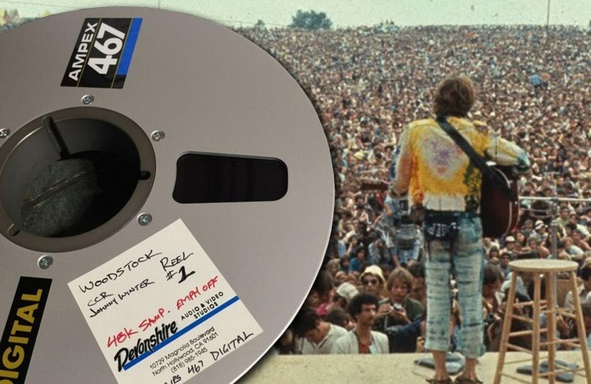 Original Woodstock music festival master tapes up for auction