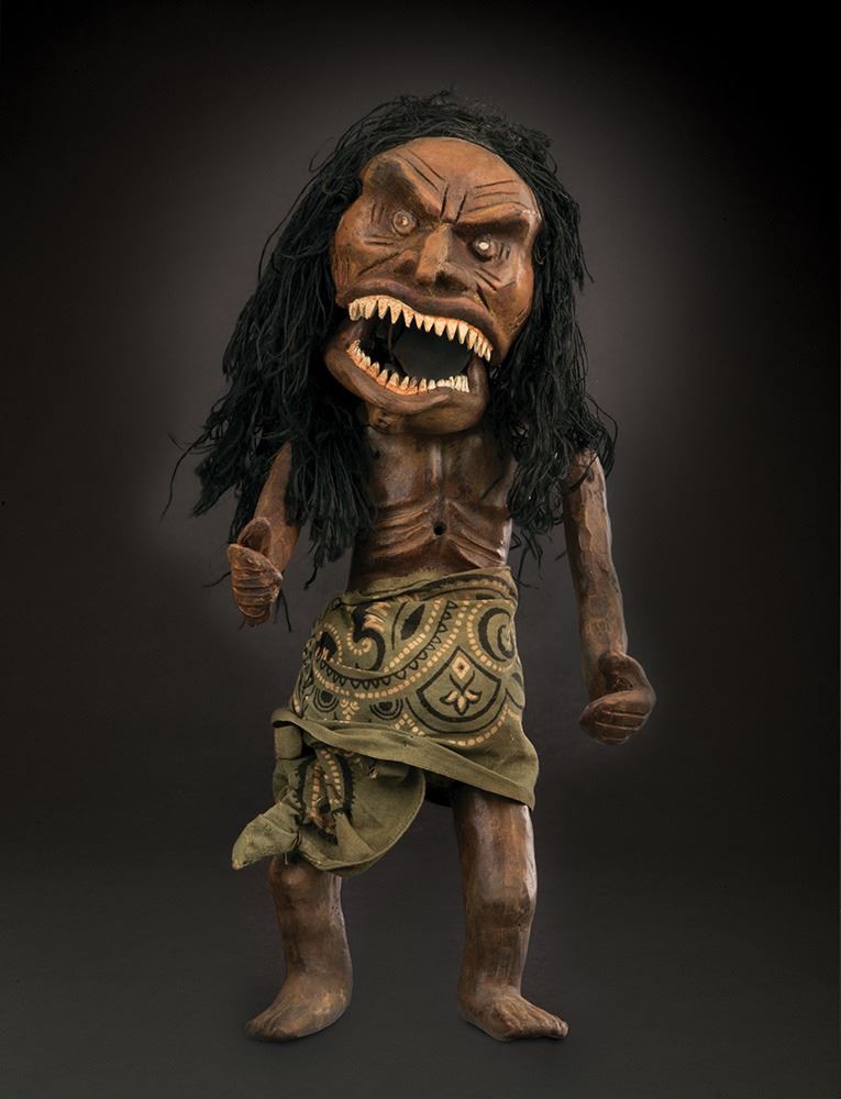 The 'hero' Zuni Doll from Trilogy of Terror (ABC-TV, 1975), which sold at Profiles in History for a record $217,600, including buyer's premium (Image: Profiles in History)