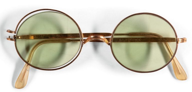 John Lennon S Iconic Round Sunglasses Sell For 17 Times Their Estimate At Sotheby S