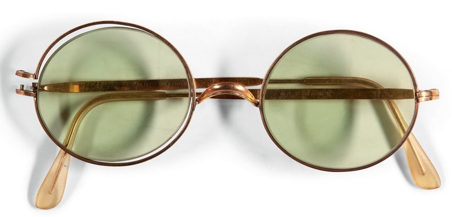 John Lennon's round sunglasses, which sold for £137,500 (Image: Sotheby's)