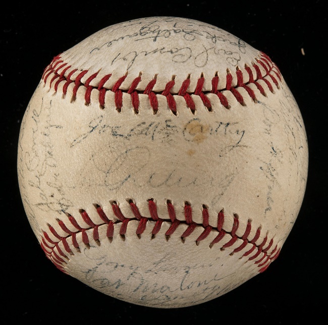 Perfect Babe Ruth signed baseball sells for record price at Grey Flannel  Auctions