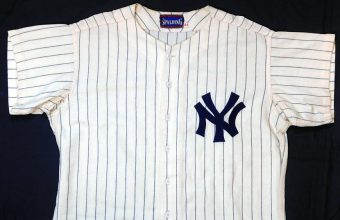 1937 Lou Gehrig Game Worn New York Yankees Jersey -- Photo