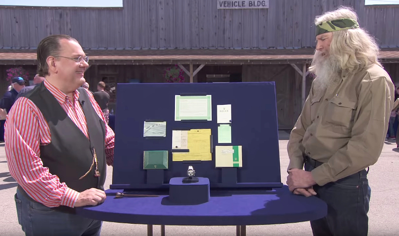 Expert Peter Planes explained the exceptional rarity of the watch to its owner (Image: Antiques Roadshow / PBS)