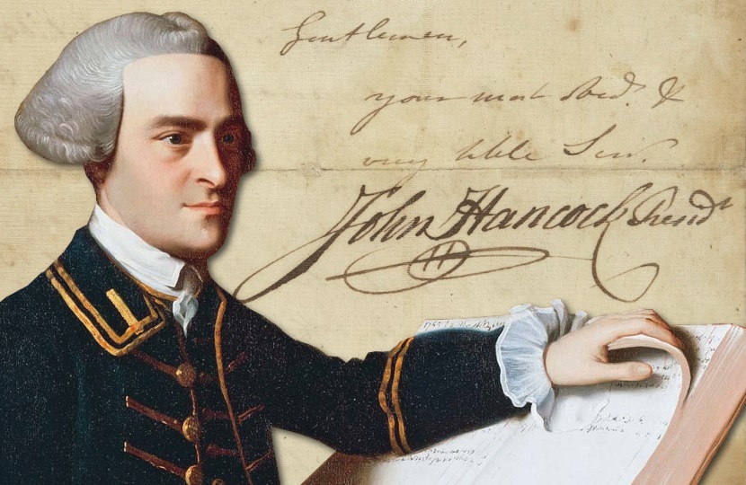 John Hancock's 1776 Declaration of Independence letter sells for ...