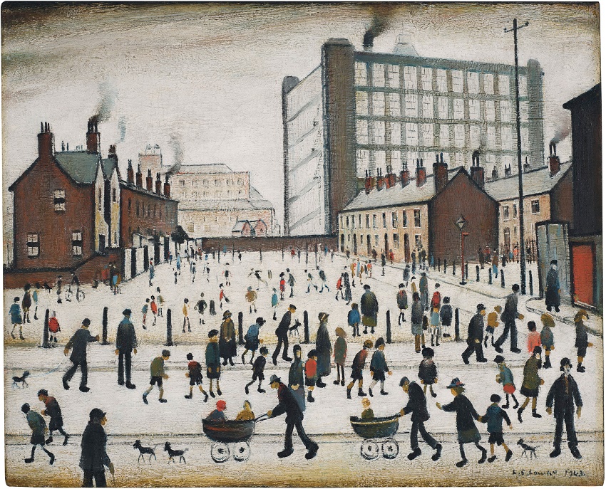 The Mill, Pendlebury by L.S Lowry (1943), estimated at £700,000 - £1 million (Image: Christie's) 