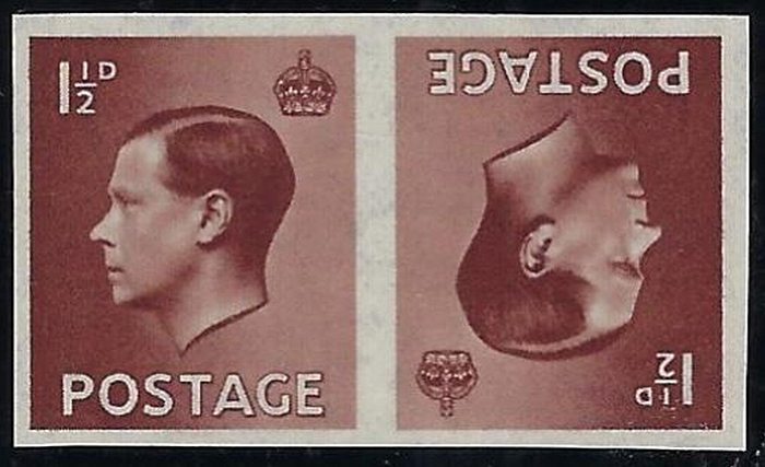 Great Britain 1936 1½d Red-brown (Image: Just Collecting)