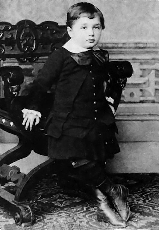 Albert Einstein at the age of three in 1882 (Image: Wikipedia)