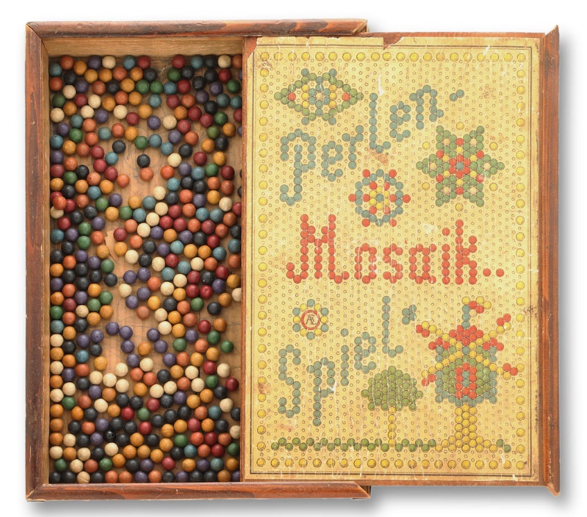 Albert Einstein's antique peg board puzzle game, circa 1880s (Image: Bonhams)