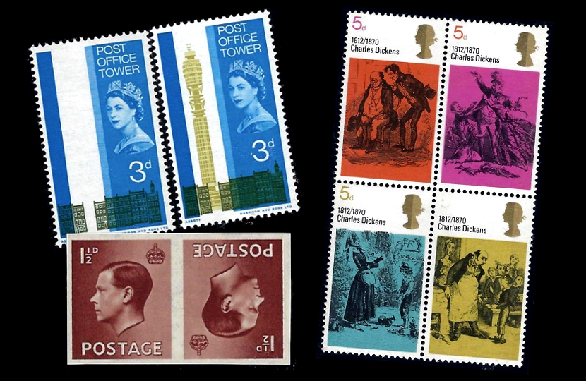 Value stamps rare british 