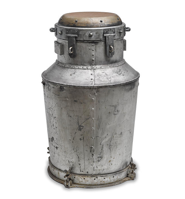 Houdini's Milk Can escape trick, estimated at $25,000 - $35,000 (Image: Bonhams)