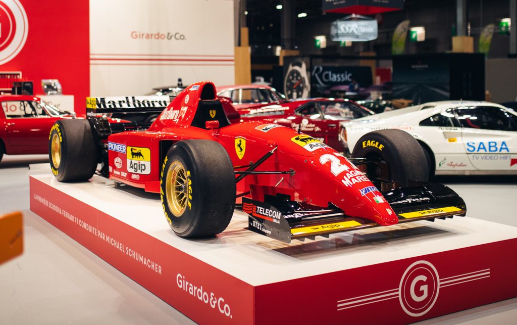  Michael Schumacher's first Ferrari F1 car: the 1995 Ferrari 412 T2, chassis 157 (Image: Girado & Co.)