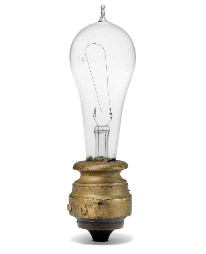 thomas edison first light bulb