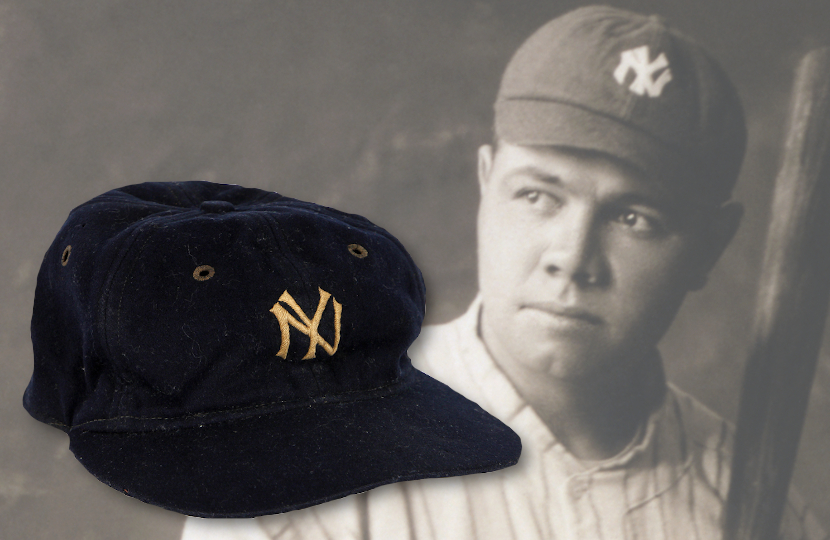 Finest known Babe Ruth Yankees cap set for $1 million+ auction