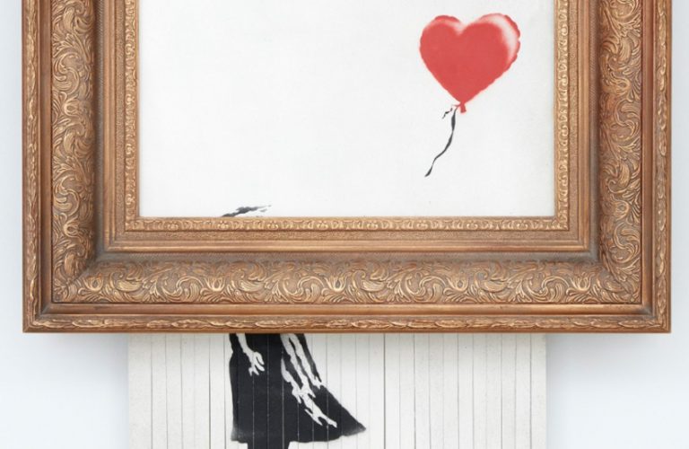 Banksy's 'Love is in the Bin' heads back to auction at Sotheby's