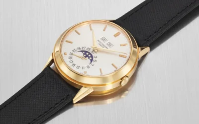 A Patek Philippe watch once owned by Andy Warhol.