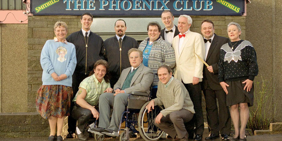 The cast of Phoenix Nights.