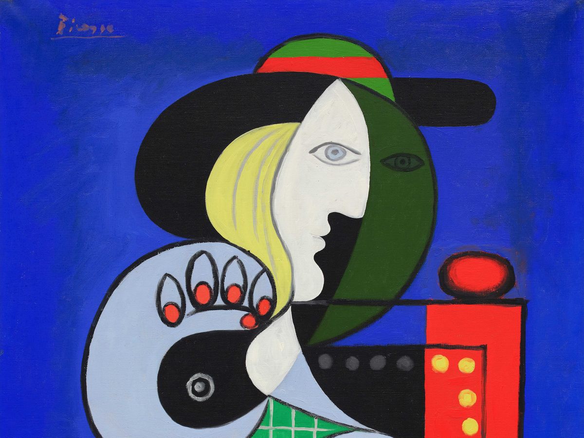 Woman with a watch, the record-breaking Picasso picture sold by Sotheby's in 2023.