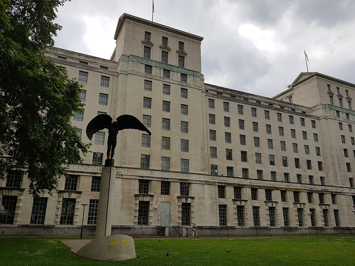 The Ministry of Defence building London.
