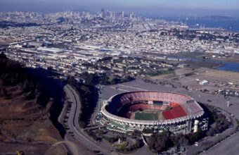 aerial view of Candlestick Park San Francisco
