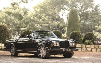 A Black Bentley Continental owned by Elton John.