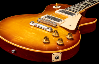 A Gibson Les Paul owned by Mark Knopfler.