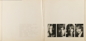 Interior gatefold sleeve of the Beatles "White Album" from 1968. Copy 0000006