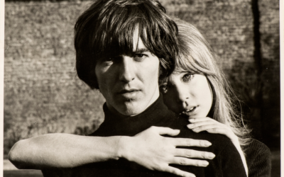 George Harrison and Patti Boyd at Kinfauns in March 1965