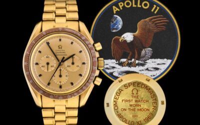 An Omega Speedmaster limited edition Apollo XI watch
