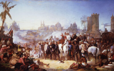 The Relief of Lucknow, by Thomas Jones Barker