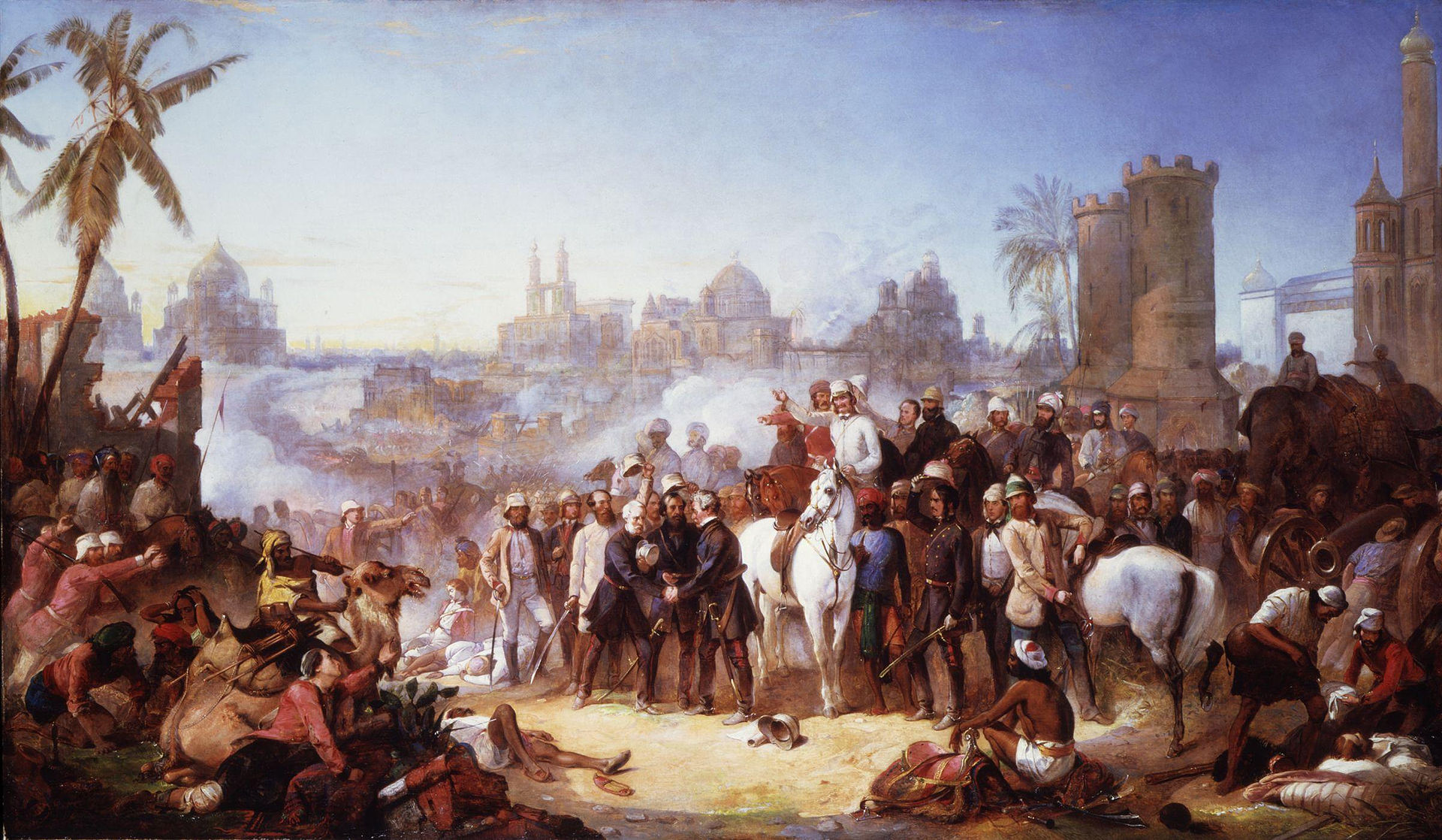 The Relief of Lucknow, by Thomas Jones Barker
