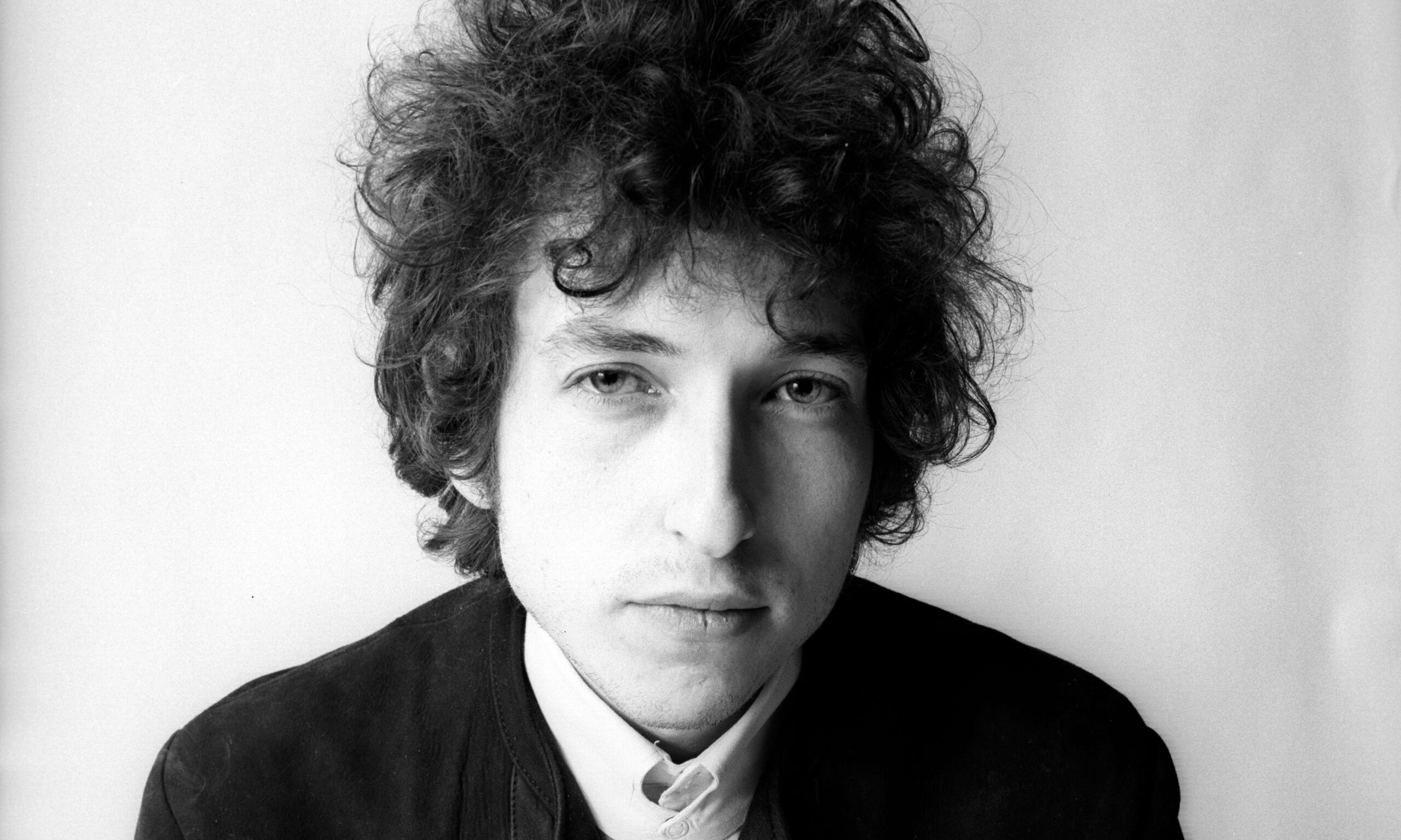 portrait of Bob Dylan.