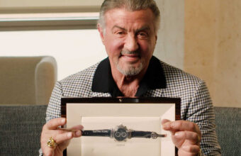Sylvester Stallone with a unique Patek Philippe Grandmaster Chime watch.