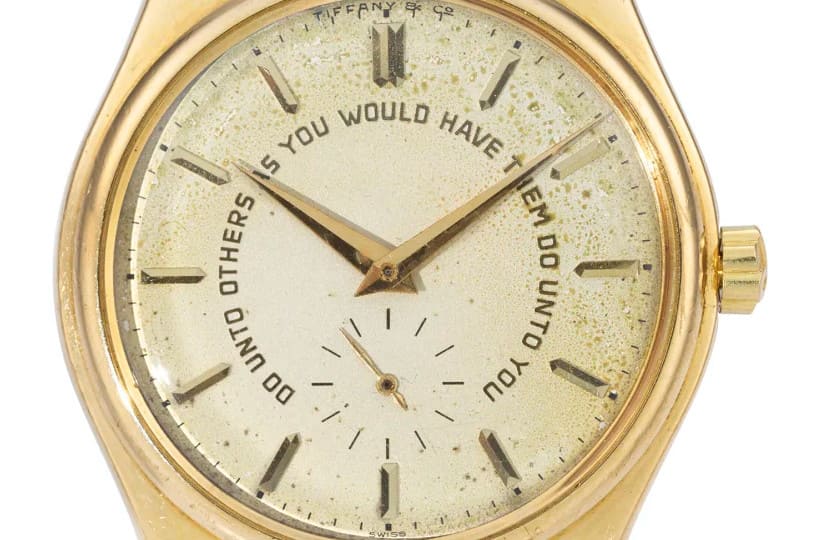 A Patek Philippe watch made for President Lyndon B Johnson